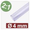 Quadrios 25CA605 smršťovací bužírka bez lepidla transparentní 4 mm 2 mm Poměr smrštění:2:1 metrové zboží Quadrios 25CA605 smršťovací bužírka bez lepidla transparentní 4 mm 2 mm Poměr smrštění:2:1 metrové zboží
