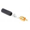 Switchcraft Zástrčka RCA, orientace těla: Rovný, Černá, Kabel, pokovení: Zlatá 6A, 85 °C, -40 °C, materiál kontaktu: Switchcraft Zástrčka RCA, orientace těla: Rovný, Černá, Kabel, pokovení: Zlatá 6A, 85 °C, -40 °C, materiál kontaktu: