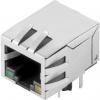 Weidmüller 2544510000, RJ45 konektor, zásuvka, vestavná horizontální, stříbrná, černá, 120 ks Weidmüller 2544510000, RJ45 konektor, zásuvka, vestavná horizontální, stříbrná, černá, 120 ks