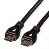 Roline, řada: ROLINE HDMI V2.0 10 m, A: Vnější HDMI, B: Vnější HDMI Roline, řada: ROLINE HDMI V2.0 10 m, A: Vnější HDMI, B: Vnější HDMI