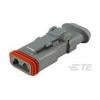 TE Connectivity DT zásuvkový konektor na kabel 2, DT06-2S-E008, 1 ks TE Connectivity DT zásuvkový konektor na kabel 2, DT06-2S-E008, 1 ks