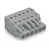 WAGO Svorka PCB, řada: 231, rozteč: 5 mm, počet řad: 1, počet kontaktů: 8, Šedá