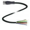 Pepperl+Fuchs V19-G-BK2M-PVC-U/ABG upravený zástrčkový konektor pro senzory - aktory, 294934, piny: 8, 2 m, 1 ks