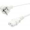 Value 19.99.1016 napájecí kabel bílá 0.60 m Value 19.99.1016 napájecí kabel bílá 0.60 m