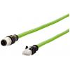 Metz Connect 142M4D15020 M 12 síťové kabely, propojovací kabely CAT 5e S/UTP 2.00 m zelená krytí PUR, odolné proti kyselinám, odolné proti ozonu, odolné proti Metz Connect 142M4D15020 M 12 síťové kabely, propojovací kabely CAT 5e S/UTP 2.00 m zelená krytí PUR, odolné proti kyselinám, odolné proti ozonu, odolné proti