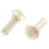 Essentra Nýt, Nylon, délka nýtu: 11 mm, Obyčejný Zacvaknutí, průměr nýtu: 4 mm tloušťka 8.5 mm