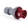 RS PRO Průmyslový napájecí konektor, řada: RS PRO, IP67, Kabel, orientace těla: Rovný barva Červená, 380V, 415 V 125A