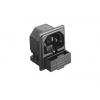 Bulgin Konektor IEC C14, orientace těla: Rovný, Zacvakávací montáž velikost pojistky 5 x 20 mm Vnější, 250V 10A Bulgin Konektor IEC C14, orientace těla: Rovný, Zacvakávací montáž velikost pojistky 5 x 20 mm Vnější, 250V 10A