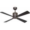 CasaFan ECO NEO III 103 BZ-WN/SI WiFi Flügel Wenge/silber stropní ventilátor 16 W (Ø x v) 103 cm x 360 mm bronzová s dálkovým ovládáním, s časovačem, vhodný i