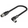 Kabel pro snímače a ovladače, A: Vnitřní, A: M12, Pravoúhlý 4, B: M12, Přímý, B: Vnější, 30V 8, IP67 RS PRO 5 m Kabel pro snímače a ovladače, A: Vnitřní, A: M12, Pravoúhlý 4, B: M12, Přímý, B: Vnější, 30V 8, IP67 RS PRO 5 m