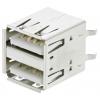 Wurth Elektronik Konektor USB, řada: WR-COM Vnitřní, počet portů: 1portový, orientace těla: Rovný USB typu A, 30 V,