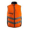 Mascot Workwear Tmavomodrá, Oranžová 100% polyester, Prošívané Reflexní vesta L Mascot Workwear Tmavomodrá, Oranžová 100% polyester, Prošívané Reflexní vesta L