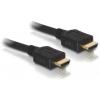 Delock HDMI kabel Zástrčka HDMI-A 3 m černá 84408 kulatý, stíněný, pozlacené kontakty, kroucený HDMI kabel Delock HDMI kabel Zástrčka HDMI-A 3 m černá 84408 kulatý, stíněný, pozlacené kontakty, kroucený HDMI kabel