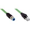 SICK Ethernetové kabely, řada: M12, RJ45, Zelená, Polyuretan, 60V 2 m SICK Ethernetové kabely, řada: M12, RJ45, Zelená, Polyuretan, 60V 2 m