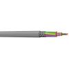 Ovládací kabel, řada: HIFLEX-CY 7žilový 0.25mm² 23 AWG Polyvinylchlorid plášť AXINDUS 50 m Stíněný, Šedá