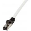 LogiLink CQ8102S RJ45 síťové kabely, propojovací kabely CAT 8.1 S/FTP 15.00 m šedobílá (RAL 7035) stínění pletivem, bez halogenů 1 ks LogiLink CQ8102S RJ45 síťové kabely, propojovací kabely CAT 8.1 S/FTP 15.00 m šedobílá (RAL 7035) stínění pletivem, bez halogenů 1 ks