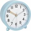 TFA Dostmann 60.1043.20 Quartz budík tyrkysová, modrá časů buzení 1 tiché hodiny (bez tikání)