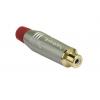 Amphenol Industrial Zásuvka RCA, orientace těla: Rovný, Saténová zlatá, Kabel, pokovení: Zlatá 10A, 75 °C, -25 °C, Amphenol Industrial Zásuvka RCA, orientace těla: Rovný, Saténová zlatá, Kabel, pokovení: Zlatá 10A, 75 °C, -25 °C,