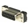 HARTING Konektor D-Sub, řada: D-Sub, počet kontaktů: 15, orientace těla: Rovný 2.74 mm, Průchozí otvor Vnitřní,