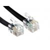 Telefonní kabel Vnější, Černá RS PRO RJ10 Vnější RJ10 3 m