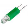 RS PRO Kontrolka barva světla Zelená Jednočipové, průměr: 4.25 mm, 24 V ac, 24V dc