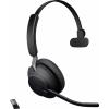 Jabra Evolve2 65 monaural Headset otevřená (On Ear) Bluetooth® mono černá regulace hlasitosti, Indikátor nabití, Vypnutí zvuku mikrofonu telefon
