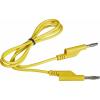 VOLTCRAFT měřicí kabel lamelová zástrčka 4 mm lamelová zástrčka 4 mm 1.00 m žlutá 1 ks VOLTCRAFT měřicí kabel lamelová zástrčka 4 mm lamelová zástrčka 4 mm 1.00 m žlutá 1 ks