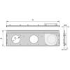 nVent SCHROFF Ventilátorová přihrádka, počet ventilátorů: 3 ventilátory nVent SCHROFF Ventilátorová přihrádka, počet ventilátorů: 3 ventilátory