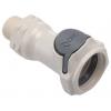 Přípojka hadicová Přípojka Se závitem, Polysulfon, vnitřní průměr hadice: 9.53 mm (vnitřní prům.), pracovní tlak: 8.6 Přípojka hadicová Přípojka Se závitem, Polysulfon, vnitřní průměr hadice: 9.53 mm (vnitřní prům.), pracovní tlak: 8.6