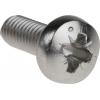RS PRO Šroub s nízkou půlkulovou hlavou Pozidriv, Obyčejný, Nerezová ocel hlavice Kónická 16.0 mm