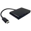Value 14.99.5041 USB Hub 2 + 2 port USB-A, USB-C® USB 3.2 Gen2 10 GBit/s s konektorem USB C černá