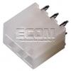 Vidlice řadová 2×3 přímá W4505-06PDSBTWR, rozteč 4,2 mm