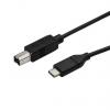 StarTech.com Kabel USB do zásuvky IC Vnější, řada: USB2, A: USB typu C, 3 m Vnější, Černá, B: USB B StarTech.com Kabel USB do zásuvky IC Vnější, řada: USB2, A: USB typu C, 3 m Vnější, Černá, B: USB B