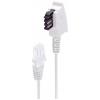 Shiverpeaks DSL kabel [1x telefonní zástrčka TAE-F - 1x RJ45 zástrčka] 0.5 m bílá