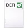 MEDX5 AED-AI-PLX-AL nástěnná schránka pro defibrilátory DEFI vnitřní s alarmem transparentní plexisklo MEDX5 AED-AI-PLX-AL nástěnná schránka pro defibrilátory DEFI vnitřní s alarmem transparentní plexisklo