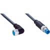 Kabel konektoru, A: Vnitřní, A: M8, Pravoúhlý 4, B: M8, Přímý, B: Vnější, 1.5kV 3, IP65, IP66K, IP67, řada: YG8U14 SICK