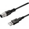 Weidmüller SAIL-M12G-USB-1.0U datový zástrčkový konektor pro senzory - aktory, upravený, 2556580000, piny: 4, 1.00 m, 1 ks Weidmüller SAIL-M12G-USB-1.0U datový zástrčkový konektor pro senzory - aktory, upravený, 2556580000, piny: 4, 1.00 m, 1 ks