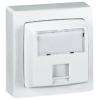 Telefonní zásuvka, RJ45 Bílá RAL 9010 Legrand Telefonní zásuvka, RJ45 Bílá RAL 9010 Legrand