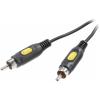 SpeaKa Professional kompozitní cinch video kabel [1x cinch zástrčka - 1x cinch zástrčka] 5.00 m černá