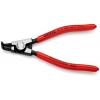 Kleště na pojistné kroužky, celková délka: 125mm 1, Chrom-vanadová ocel Knipex Ohnutý nos