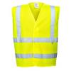 Portwest Žlutá Polyester, Uhlíkové vlákno Reflexní vesta L/XL