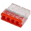 Rychlospojka 772-204 pro kabely 0,5–2,5 mm², 400 V / 24 A