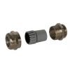Kabelová průchodka, řada: SIB-TEC C5212105 Stříbrná Nerezová ocel, IP68 M12 SIB 3.5 mm až 6.5 mm