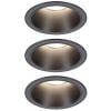 Paulmann 94869 Cole Coin vestavné svítidlo, LED, 6 W, černá Paulmann 94869 Cole Coin vestavné svítidlo, LED, 6 W, černá