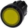 Siemens Hlava tlačítka, řada: SIRIUS ACT Žlutá Blokování, průměr výřezu: 22 mm IP66, IP67, IP69K Siemens Hlava tlačítka, řada: SIRIUS ACT Žlutá Blokování, průměr výřezu: 22 mm IP66, IP67, IP69K