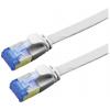 Value 21.99.2110 RJ45 síťové kabely, propojovací kabely CAT 6A F/UTP 0.50 m šedá stíněný, plochý, pozlacené kontakty 1 ks Value 21.99.2110 RJ45 síťové kabely, propojovací kabely CAT 6A F/UTP 0.50 m šedá stíněný, plochý, pozlacené kontakty 1 ks
