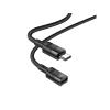 Kabel prodlužovací HOCO U107 USB-C/USB-C 1,2m Black Kabel prodlužovací HOCO U107 USB-C/USB-C 1,2m Black