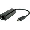 Value síťový adaptér [1x USB-C® zástrčka - 1x RJ45 zásuvka] 0.13 m