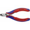 Knipex 62 12 120 pro elektroniku a jemnou mechaniku šikmé štípací kleště bez fazety 120 mm Knipex 62 12 120 pro elektroniku a jemnou mechaniku šikmé štípací kleště bez fazety 120 mm