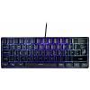 Surefire Gaming KingPin X1 kabelový, USB herní klávesnice německá, QWERTZ černá s podsvícením, tlačítka multimédií